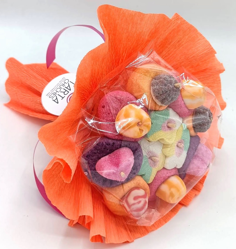 Ramo Flores Chuches Naranja