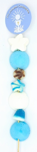 Brocheta Chuches Caliz Azul y Azul-Beis (4 eventos a elegir)