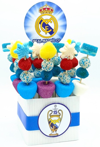 Centro 16 Mini Brochetas Chuches Real Madrid