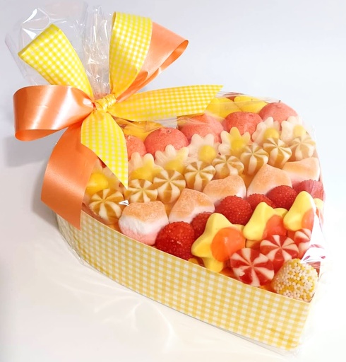 Corazon Chuches Generico Amarillo-Naranja