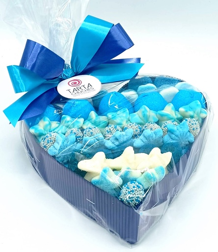 Corazon Chuches Generico Azul-Blanco