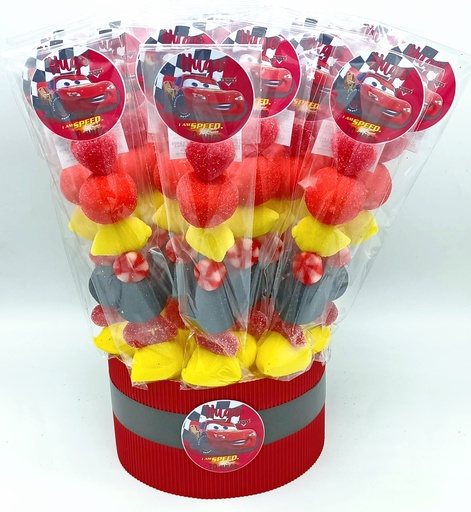 Cubo 12 Brochetas Chuches CARS