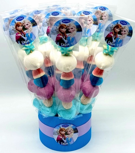 Cubo 12 Brochetas Chuches Frozen