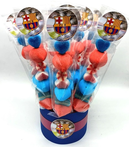 Cubo 12 Brochetas Chuches Futbol Club Barcelona