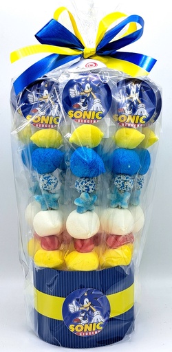 Cubo 12 Brochetas Chuches Sonic