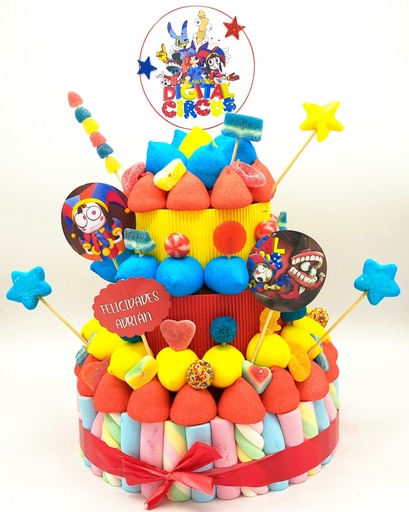 Tarta Chuches Grande Amazing Digital Circus