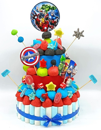 Tarta Chuches Grande Vengadores