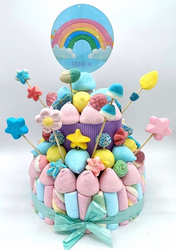 Tarta Chuches Mediana Arco Iris