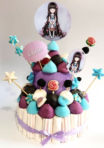 Tarta Chuches Mediana Gorjuss Morada