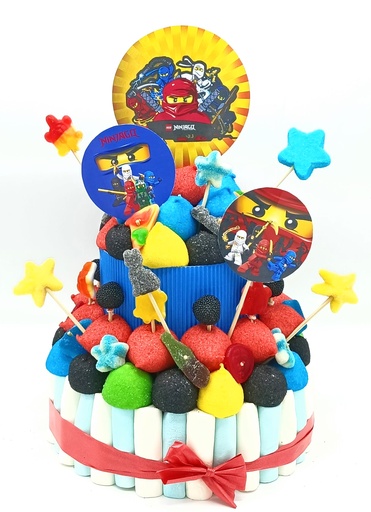 Tarta Chuches Mediana Lego Ninjago