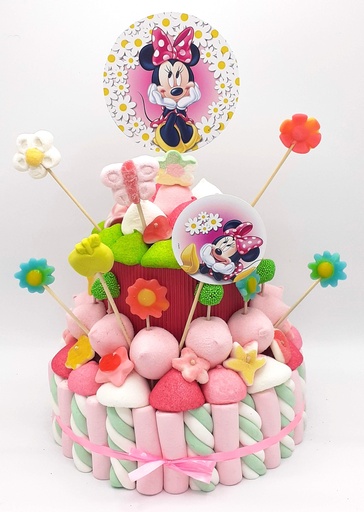 Tarta Chuches Mediana Minnie Rosa
