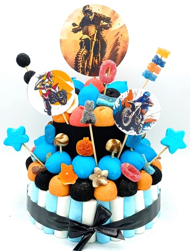 Tarta Chuches Mediana Motocross