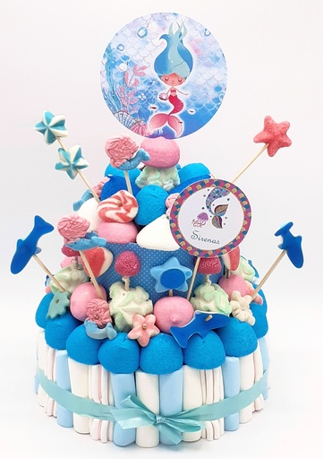 Tarta Chuches Mediana Sirenas