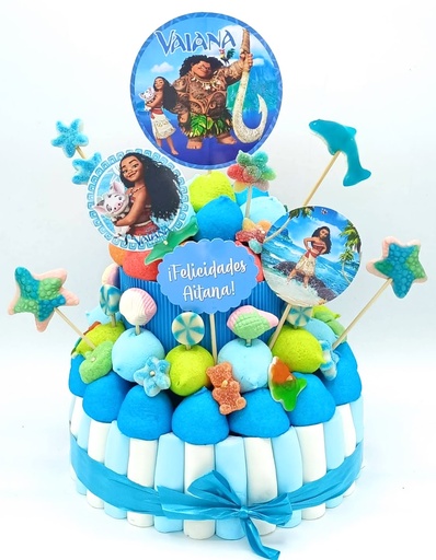 Tarta Chuches Mediana Princesa Vaiana