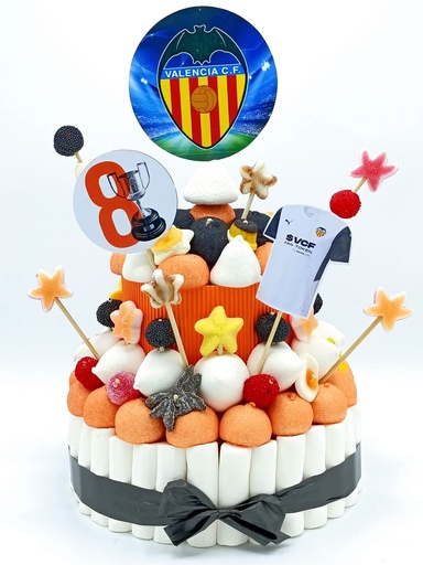 Tarta Chuches Mediana Valencia CF