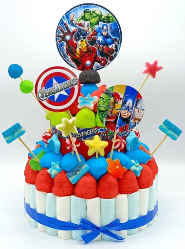 Tarta Chuches Mediana Vengadores