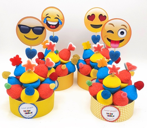 Tarta Chuches Mini Alta Emoticonos (6 Variantes)
