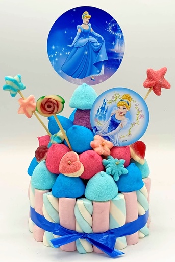 Tarta Chuches Pequeña Princesa Ella (Cenicienta)