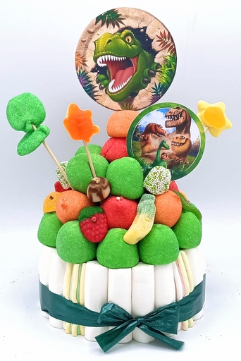 Tarta Chuches Pequeña Dinosaurios