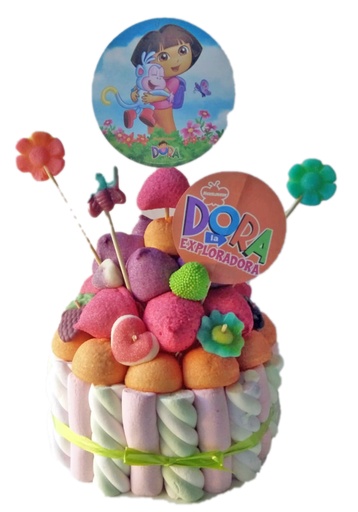 Tarta Chuches Pequeña Dora la exploradora