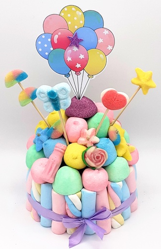 Tarta Chuches Pequeña Globos Pastel
