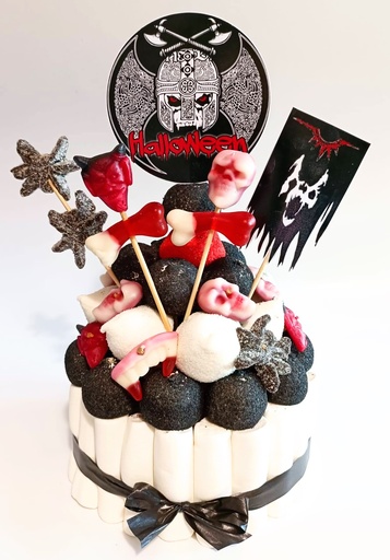 Tarta Chuches Pequeña Halloween Mascara