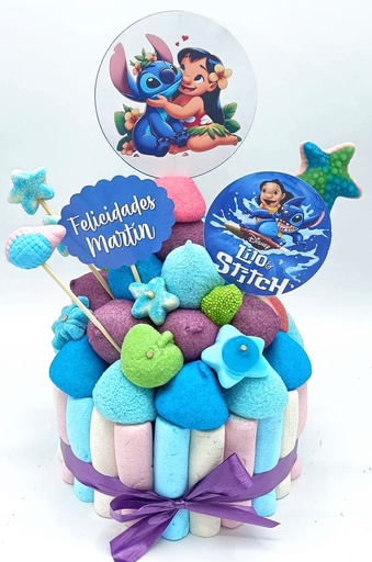 Tarta Chuches Pequeña Lilo y Stitch