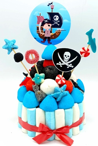 Tarta Chuches Pequeña Piratas