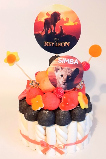 Tarta Chuches Pequeña Rey Leon