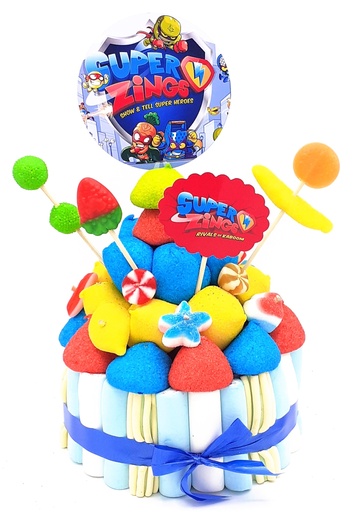 Tarta Chuches Pequeña Super Zings