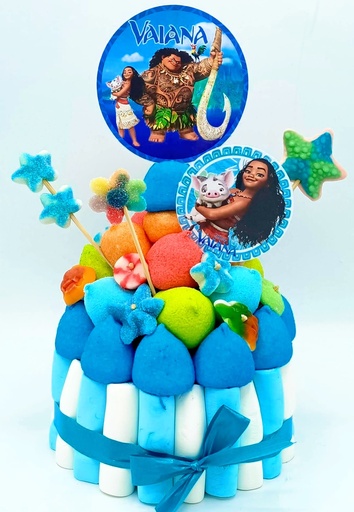 Tarta Chuches Pequeña Princesa Vaiana