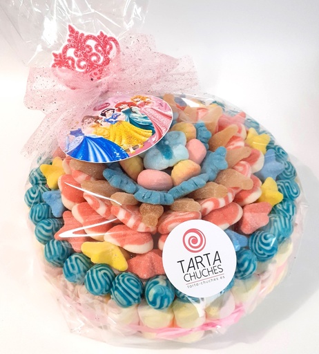 Tarta Chuches Plana Grande Princesas