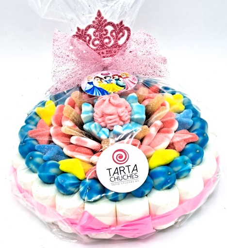 Tarta Chuches Plana Mediana Princesas